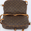 LOUIS VUITTON Monogram Saumur 30 Shoulder Bag M42256 LV Auth ka2534-21