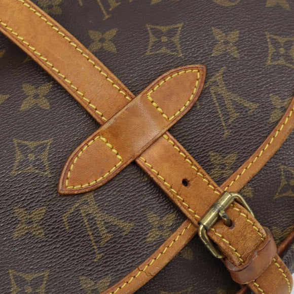 LOUIS VUITTON Monogram Saumur 30 Shoulder Bag M42256 LV Auth ka2534