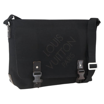 LOUIS VUITTON Damier Geant Roux Shoulder Bag Black M93079 LV Auth ka2536