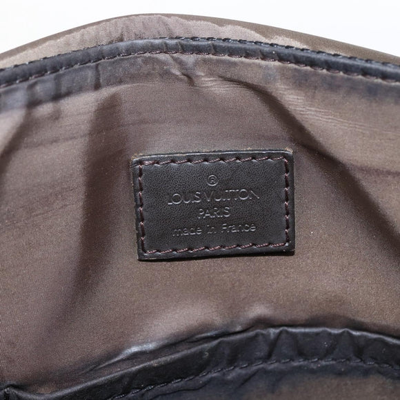 LOUIS VUITTON Damier Geant Roux Shoulder Bag Black M93079 LV Auth ka2536