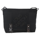 LOUIS VUITTON Damier Geant Roux Shoulder Bag Black M93079 LV Auth ka2536-13