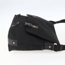 LOUIS VUITTON Damier Geant Roux Shoulder Bag Black M93079 LV Auth ka2536-4