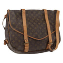 LOUIS VUITTON Monogram Saumur 43 Shoulder Bag M42252 LV Auth ka2537-1