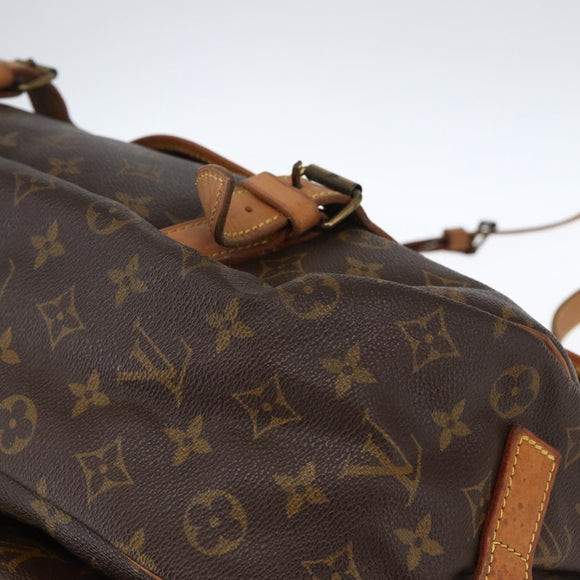 LOUIS VUITTON Monogram Saumur 43 Shoulder Bag M42252 LV Auth ka2537
