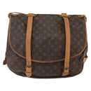 LOUIS VUITTON Monogram Saumur 43 Shoulder Bag M42252 LV Auth ka2537-2