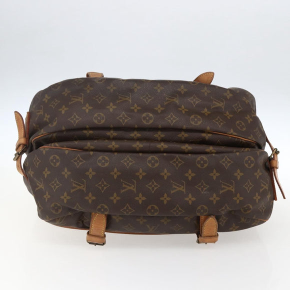 LOUIS VUITTON Monogram Saumur 43 Shoulder Bag M42252 LV Auth ka2537