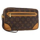 LOUIS VUITTON Monogram Marly Dragonne GM Clutch Bag M51825 LV Auth ka254-1