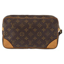 LOUIS VUITTON Monogram Marly Dragonne GM Clutch Bag M51825 LV Auth ka254-2