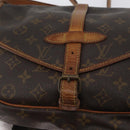 LOUIS VUITTON Monogram Saumur 30 Shoulder Bag M42256 LV Auth ka2544-20
