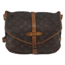 LOUIS VUITTON Monogram Saumur 30 Shoulder Bag M42256 LV Auth ka2544-13