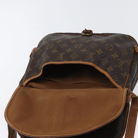 LOUIS VUITTON Monogram Saumur 30 Shoulder Bag M42256 LV Auth ka2544