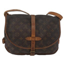 LOUIS VUITTON Monogram Saumur 30 Shoulder Bag M42256 LV Auth ka2544-2