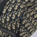 Christian Dior Trotter Canvas Hand Bag Navy Silver Auth ka2546-10