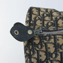 Christian Dior Trotter Canvas Hand Bag Navy Silver Auth ka2546-14
