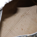 Christian Dior Trotter Canvas Hand Bag Navy Silver Auth ka2546-15