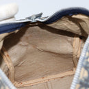 Christian Dior Trotter Canvas Hand Bag Navy Silver Auth ka2546-16