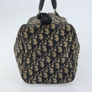 Christian Dior Trotter Canvas Hand Bag Navy Silver Auth ka2546-4