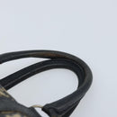 Christian Dior Trotter Canvas Hand Bag Navy Silver Auth ka2546-8