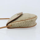 Christian Dior Honeycomb Canvas Shoulder Bag PVC Beige Gold Auth ka2549-4