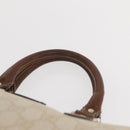 GUCCI GG Supreme Hand Bag PVC Cream Gold 190259 Auth ka255-14