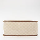 GUCCI GG Supreme Hand Bag PVC Cream Gold 190259 Auth ka255-6