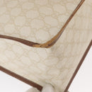 GUCCI GG Supreme Hand Bag PVC Cream Gold 190259 Auth ka255-15