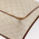 GUCCI GG Supreme Hand Bag PVC Cream Gold 190259 Auth ka255-16