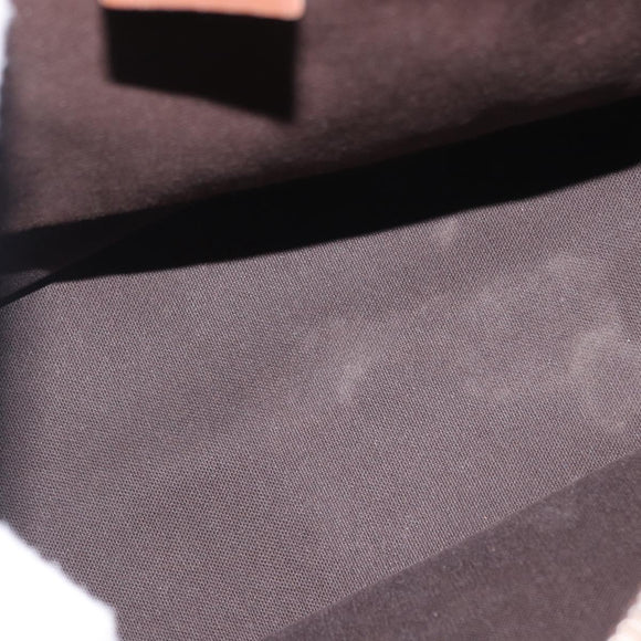 GUCCI GG Supreme Hand Bag PVC Cream Gold 190259 Auth ka255