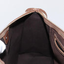 GUCCI GG Supreme Hand Bag PVC Cream Gold 190259 Auth ka255-22