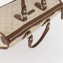 GUCCI GG Supreme Hand Bag PVC Cream Gold 190259 Auth ka255-7