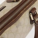 GUCCI GG Supreme Hand Bag PVC Cream Gold 190259 Auth ka255-8