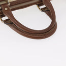 GUCCI GG Supreme Hand Bag PVC Cream Gold 190259 Auth ka255-9