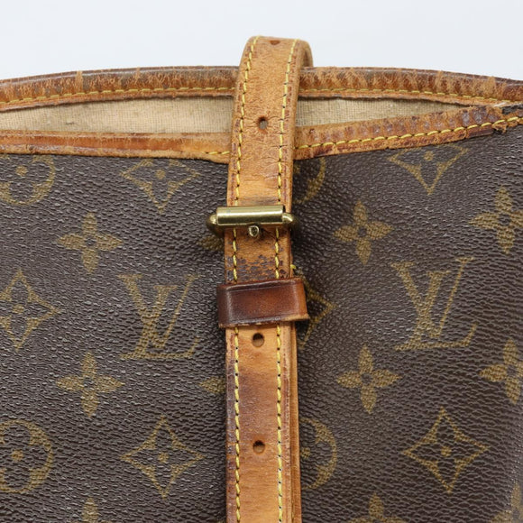 LOUIS VUITTON Monogram Bucket GM Shoulder Bag M42236 LV Auth ka2557