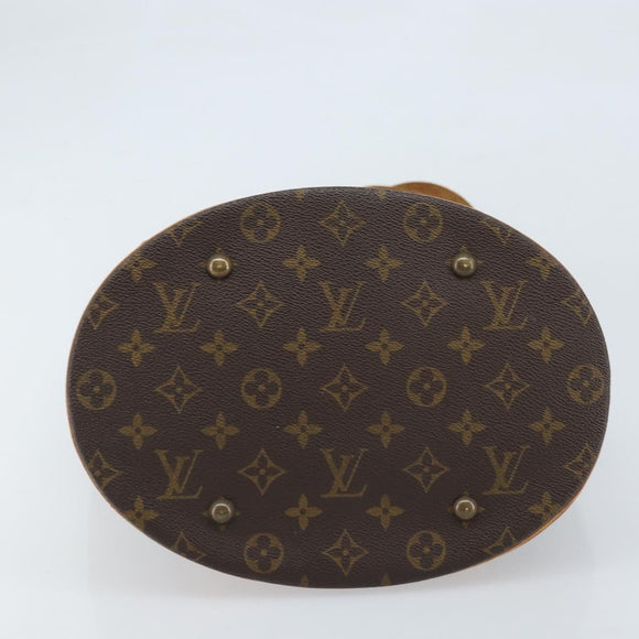 LOUIS VUITTON Monogram Bucket GM Shoulder Bag M42236 LV Auth ka2557