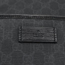 GUCCI GG Supreme Shoulder Bag PVC Black Silver 169933 Auth ka2559-17