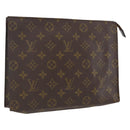 LOUIS VUITTON Monogram Poche Toilette 26 Pouch M47542 LV Auth ka2565-1