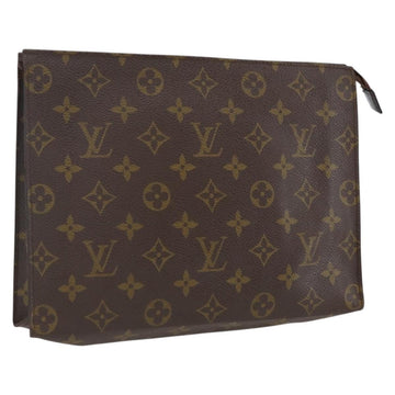 LOUIS VUITTON Monogram Poche Toilette 26 Pouch M47542 LV Auth ka2565