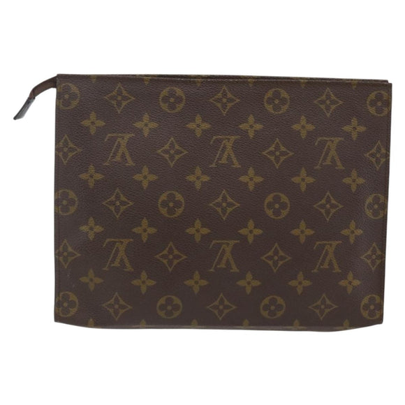 LOUIS VUITTON Monogram Poche Toilette 26 Pouch M47542 LV Auth ka2565