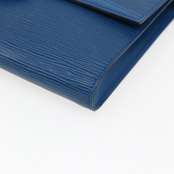 LOUIS VUITTON Epi Pochette Arche Shoulder Bag Blue M52575 LV Auth ka2567