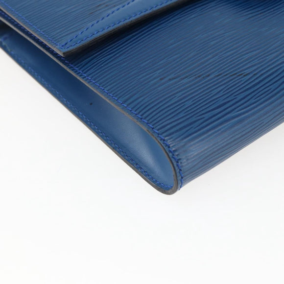 LOUIS VUITTON Epi Pochette Arche Shoulder Bag Blue M52575 LV Auth ka2567