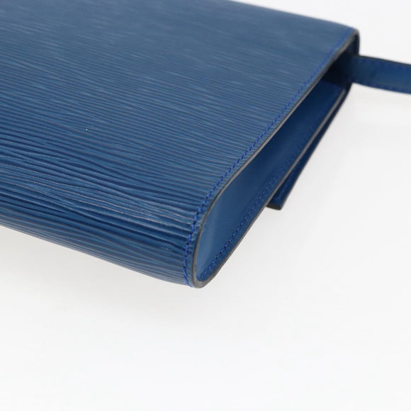 LOUIS VUITTON Epi Pochette Arche Shoulder Bag Blue M52575 LV Auth ka2567