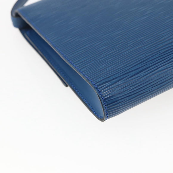 LOUIS VUITTON Epi Pochette Arche Shoulder Bag Blue M52575 LV Auth ka2567