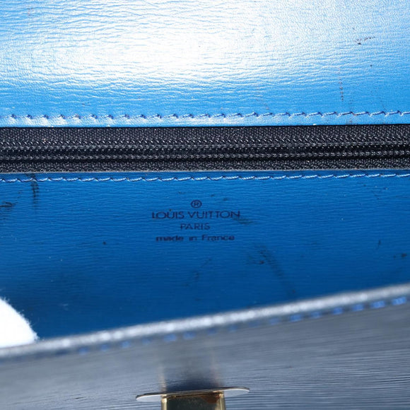 LOUIS VUITTON Epi Pochette Arche Shoulder Bag Blue M52575 LV Auth ka2567