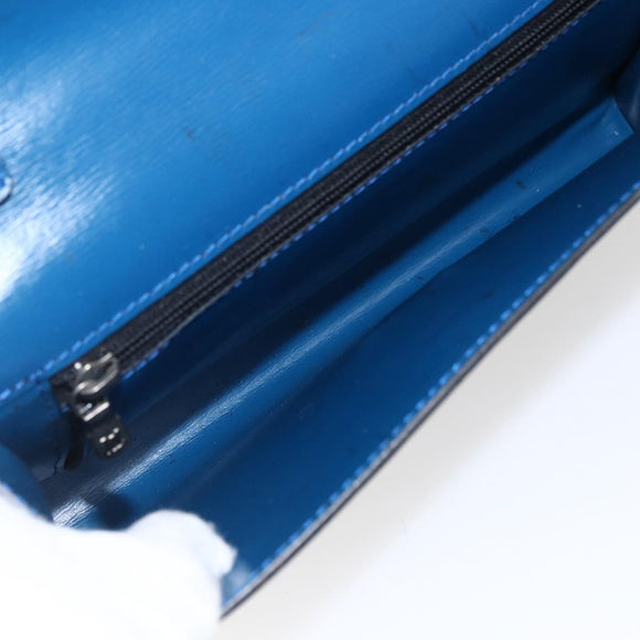 LOUIS VUITTON Epi Pochette Arche Shoulder Bag Blue M52575 LV Auth ka2567