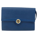 LOUIS VUITTON Epi Pochette Arche Shoulder Bag Blue M52575 LV Auth ka2567-13