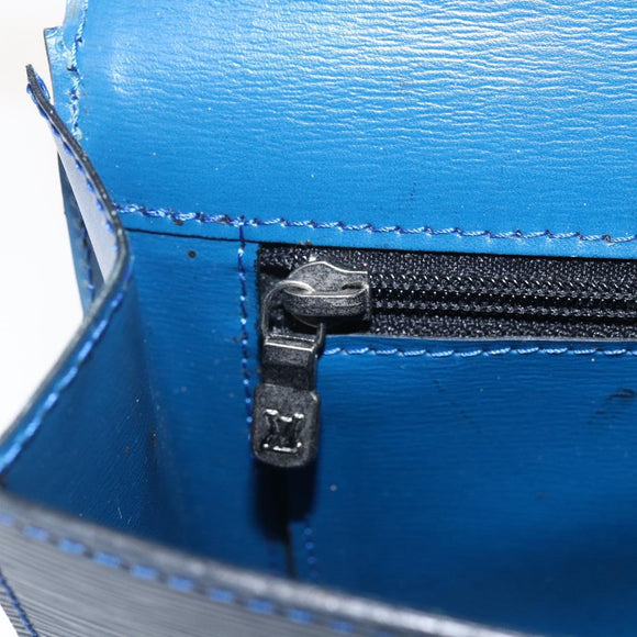 LOUIS VUITTON Epi Pochette Arche Shoulder Bag Blue M52575 LV Auth ka2567