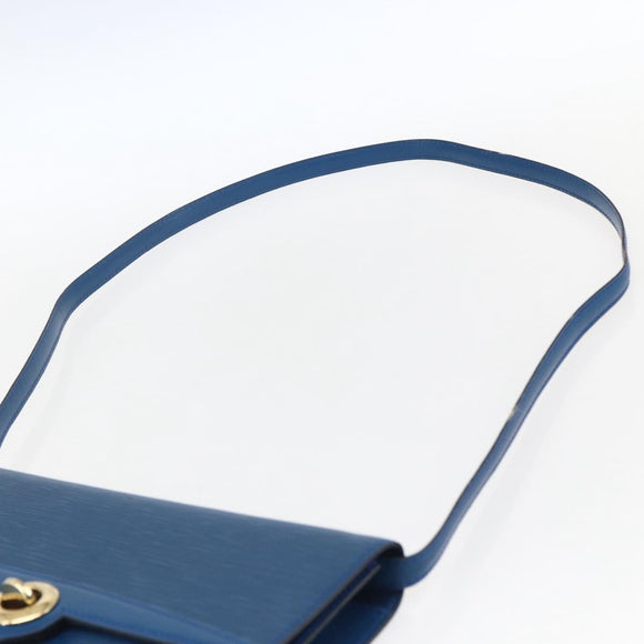 LOUIS VUITTON Epi Pochette Arche Shoulder Bag Blue M52575 LV Auth ka2567