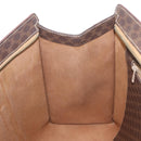 CELINE Macadam Canvas Shoulder Bag PVC Leather Brown Gold Auth ka257-21