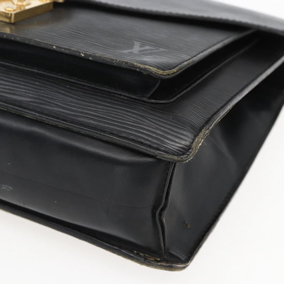 LOUIS VUITTON Epi Monceau 28 Hand Bag Black M52122 LV Auth ka2571