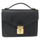 LOUIS VUITTON Epi Monceau 28 Hand Bag Black M52122 LV Auth ka2571-13